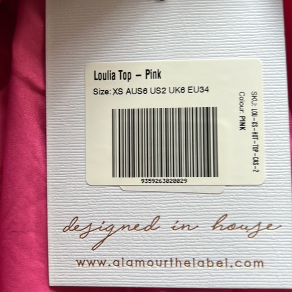 Alamour pink ruffled crop top - Picture 11 of 11